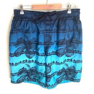 Sonoma Board Quick Dry Swim Shorts Blue Men's, Size Medium